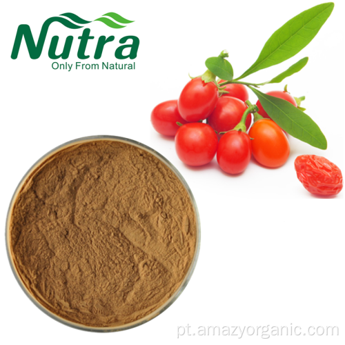 Extrato orgânico de goji berry wolfberry